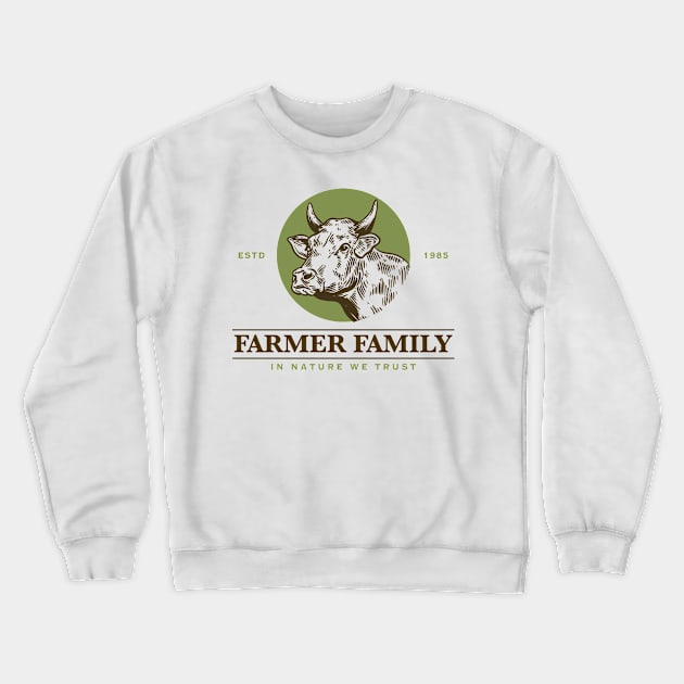 Farmer Family Crewneck Sweatshirt by ROCKHOPPER